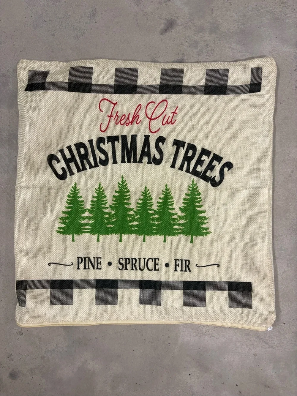 Christmas Holiday Pillow Cover